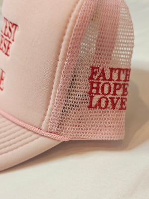 Greatest Of These is Love Hat